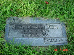 Mary Ann <I>Lehman</I> Reiff 