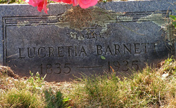 Lucretia <I>Casto</I> Barnett 