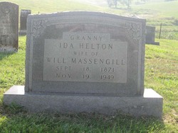 Ida <I>Helton</I> Massengill 