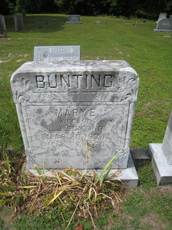 Mary Elizabeth <I>Short</I> Bunting 