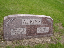 Minnie B <I>Chambers</I> Adkins 