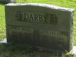 Lizzie Lee <I>Lewis</I> Darby 