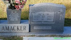 Jackson W “Jack” Amacker 