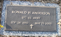 Sgt Ronald H Anderson 