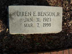Warren Edgar Benson Jr.