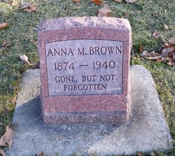 Anna M <I>Blank</I> Brown 