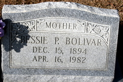 Bessie Pearl <I>Parker</I> Bolivar 
