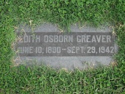 Edith <I>Osborn</I> Greaver 