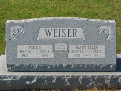 Mary Ellen <I>Yerger</I> Weiser 