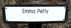 Emma Jane <I>Brown</I> Petty 