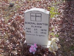 Rev General Shafter Slaven 