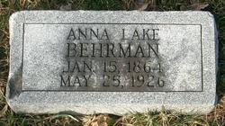 Anna <I>Hatke</I> Behrman 