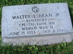 CPL Walter L Dean Jr.