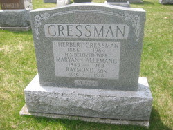 Mary Ann <I>Allemang</I> Cressman 