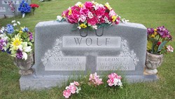 Sarah Alice <I>Simmons</I> Wolf 