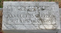 Anna Elmira <I>Curtis</I> Garrison 