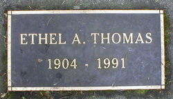 Ethel A Thomas 
