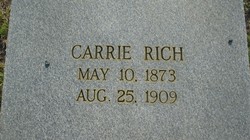 Carolyn Virginia “Carrie” <I>Merritt</I> Rich 