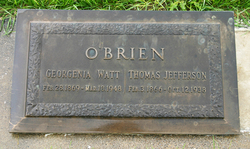 Georgenia <I>Watt</I> O'Brien 