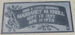 Margaret Mae <I>Kuebel</I> Knoll 