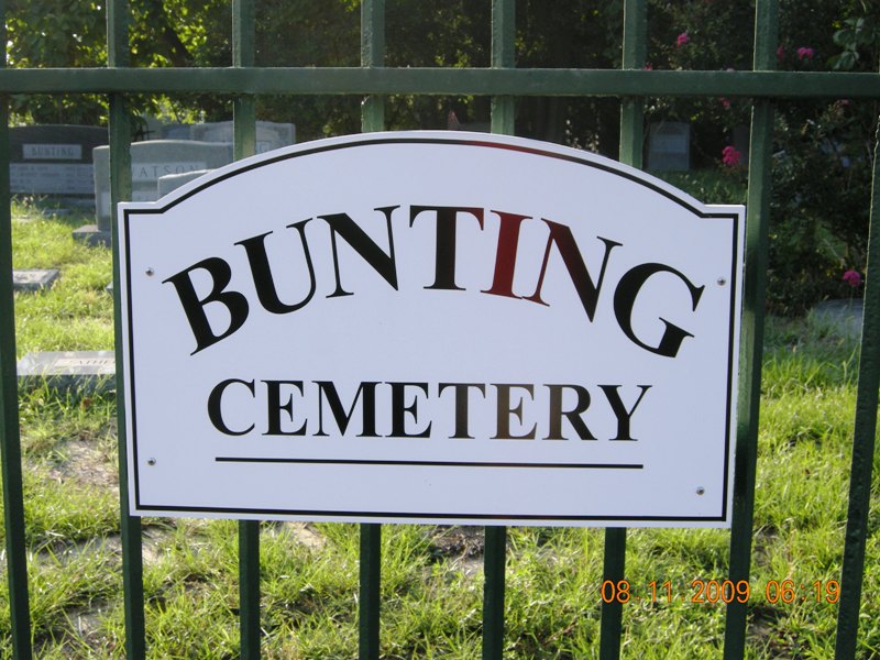 Bunting Cemetery