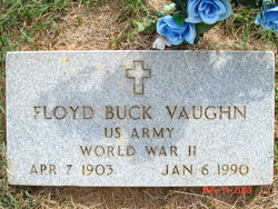 Floyd J “Buck” Vaughn 