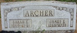 Sarah Elizabeth “Sallie” <I>Blackwell</I> Archer 