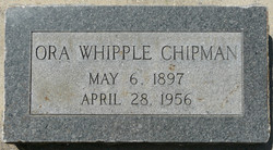 Ora <I>Whipple</I> Chipman 