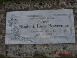 Elizabeth Irene “Betty” Bowerman 