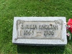 Sara Julia <I>Miller</I> English 