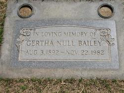 Gertha <I>Null</I> Bailey 