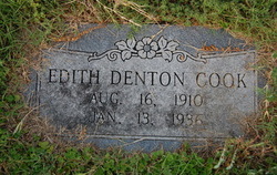 Edith M. <I>Denton</I> Cook 