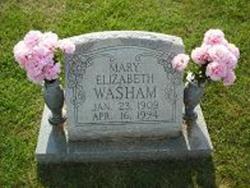 Mary Elizabeth Washam 