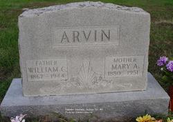 Mary Ann <I>Barker</I> Arvin 