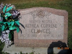 Althea Corrine <I>Hinchman</I> Clawges 