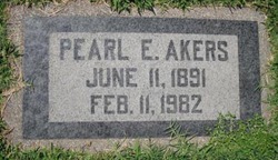 Pearl Effie <I>Parker</I> Akers 
