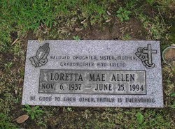 Loretta Mae <I>Robbins</I> Allen 