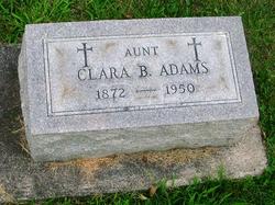 Clara B <I>Hull</I> Adams 