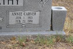 Annie V <I>Carver</I> Abernathy 