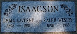 Ralph Wesley Isaacson 