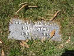 Clara May <I>Stewart</I> Hollister 