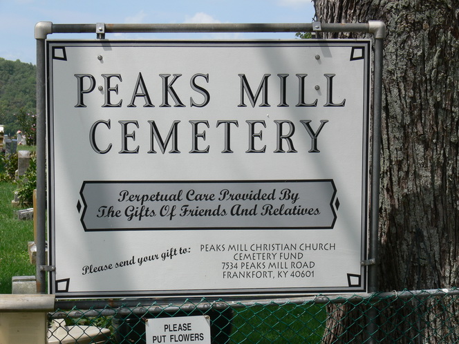 Peaks Mill Christian Church Cemetery