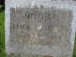 Alice H <I>Cook</I> Miller 