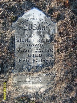 Susannah “Susan” <I>York</I> Maner 