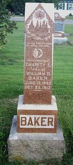 Charity E. <I>Weddle</I> Baker 