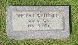 Rhoda Margaret <I>Langhorne</I> Whiteside 