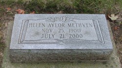 Sarah Helen <I>Aylor</I> Methven 