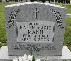 Karen Marie <I>Nortman</I> Mann 