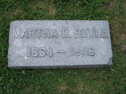 Martha Ann “Mattie” <I>Dunkerley</I> Boyle 