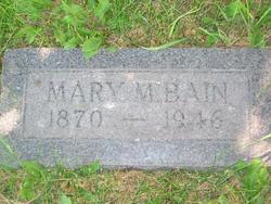 Mary Martha <I>Hahn</I> Bain 